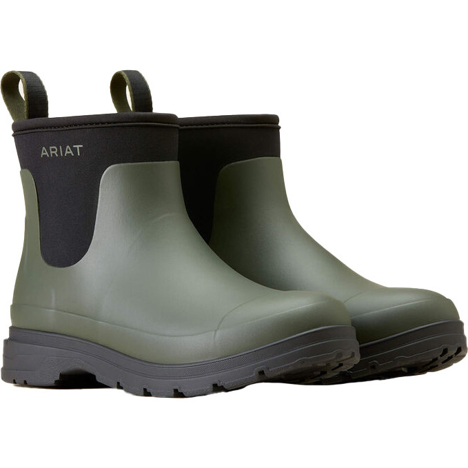 2025 Ariat Womens Kelmarsh Shortie Wellington Stiefel 10047064 - Dark Olive